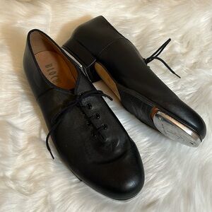 Bloch Techno Tap Jazz Black Leather Dance Shoes